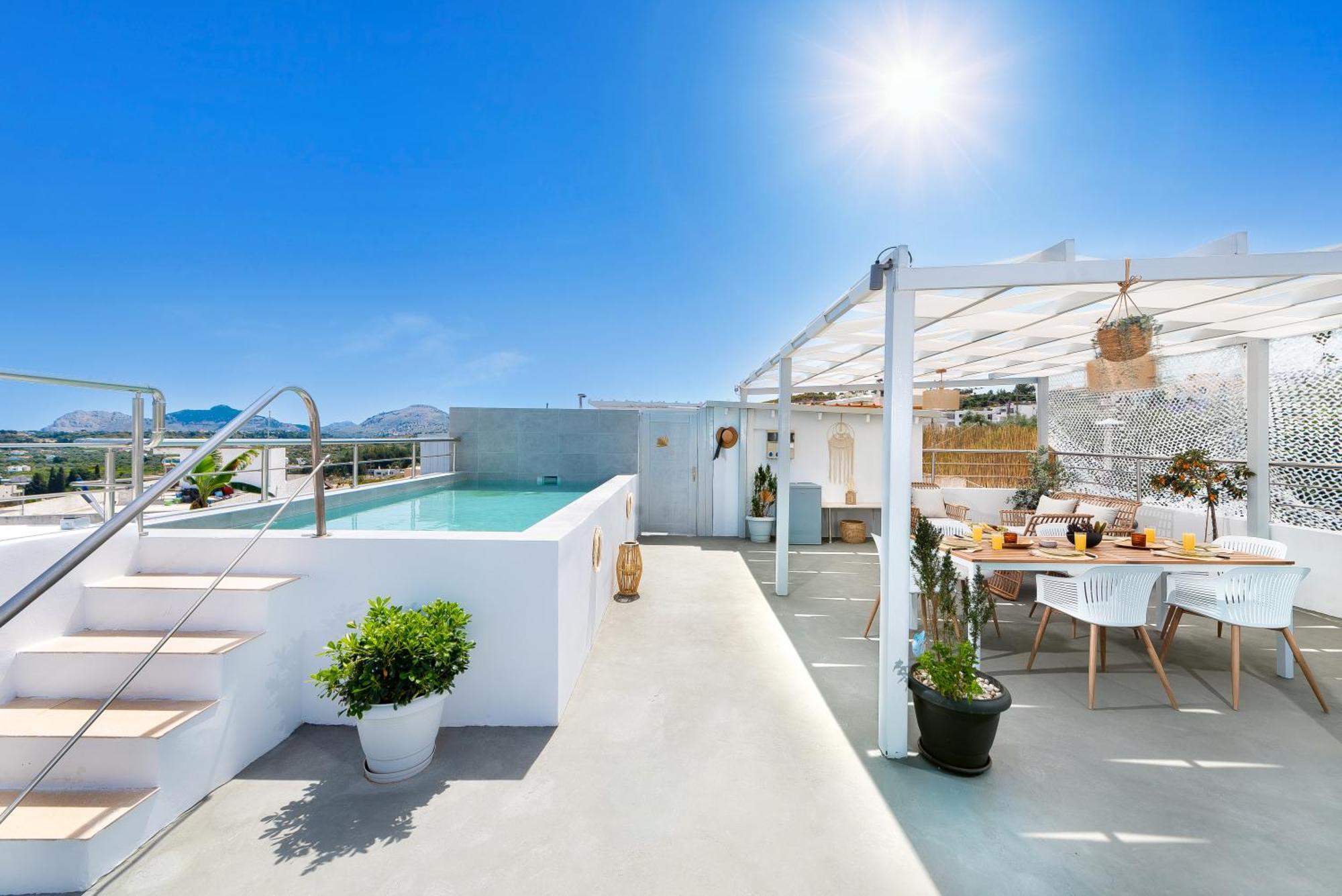 Afandou Panorama Apartment Ngoại thất bức ảnh